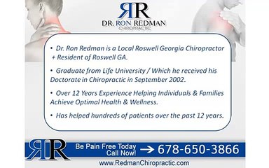 Roswell Georgia Chiropractor Dr. Ron Redman
