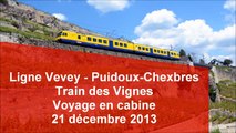 SBB Train des Vignes - voyage en cabine Vevey-Puidoux
