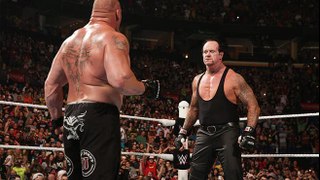 Wwe seth rollins vs brock lesnar for wwe world heavyweight championshipe in battleground 2015 full match  (Undertaker is back)