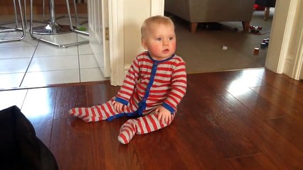 When babies get a new toy...