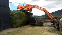 How to Get Your 14 Ton Digger off the Silage Pit