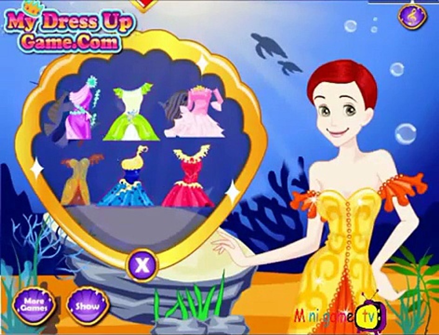 chinese dress ladies Mermaid Princess Makeover - Dress Up, Makeup & eCard Maker Game main image 0