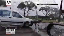 Raw: Emu Runs Through Traffic in Israel