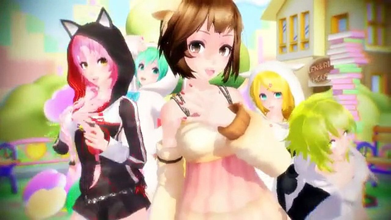 {MMD}~Carry Me Off~{Miku,Meiko,Rin,Gumi,Luka}