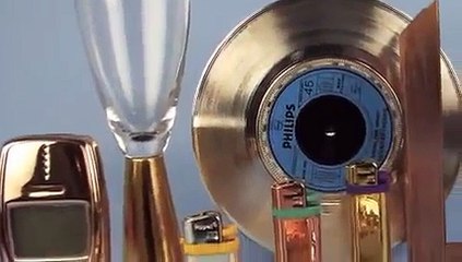 Gold or silver plating on plastic