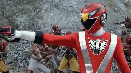 Samurai vs. R.P.M. (Super Sentai Version) "Clash of the Red Rangers" HD