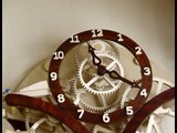 Reloj artesanal de péndulo con canicas - Marble based mechanical homemade clock