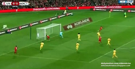 Jordan Ibe Big Chance - Liverpool v. Adelaide United 20.07.2015