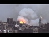 Caught on cam: Saudi-led coalition airstrikes camp near Sanaa, Yemen