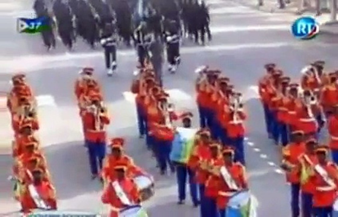 RTD DJIBOUTI: Le défilé militaire 1993
