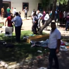 Suruçta yaşanan patlamadan sonraki görüntüler