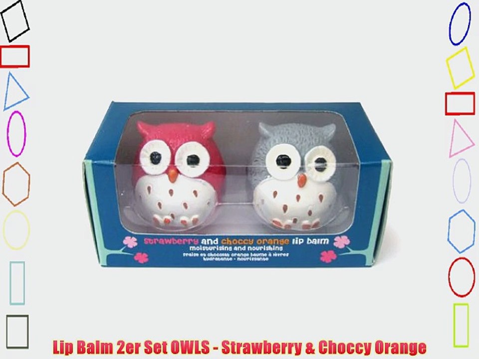 Lip Balm 2er Set OWLS - Strawberry