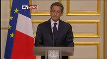 Nicolas Sarkozy's Speech On No Fly Zone In Libya  Nicolas Sarkozy's Discours à Propos De La Libye