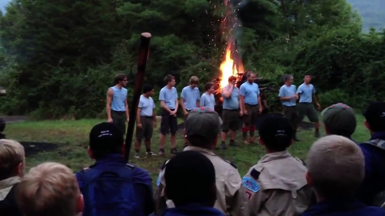"If I Were Not a Boy Scout" Skit/Song at Camp Ross, Goshen Scout Reservation Campfire (Raw video)