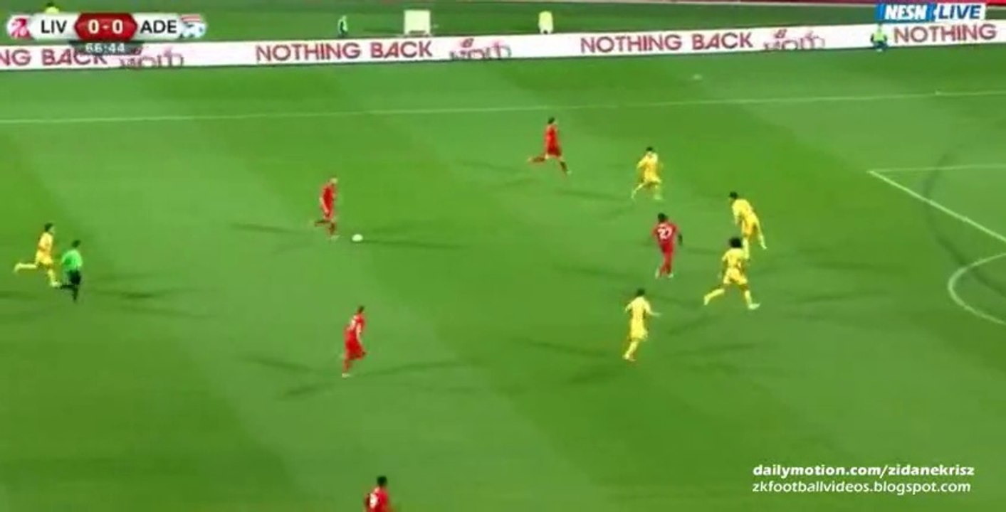 1-0 James Milner Goal | Liverpool v. Adelaide United - Friendly match 20.07.2015