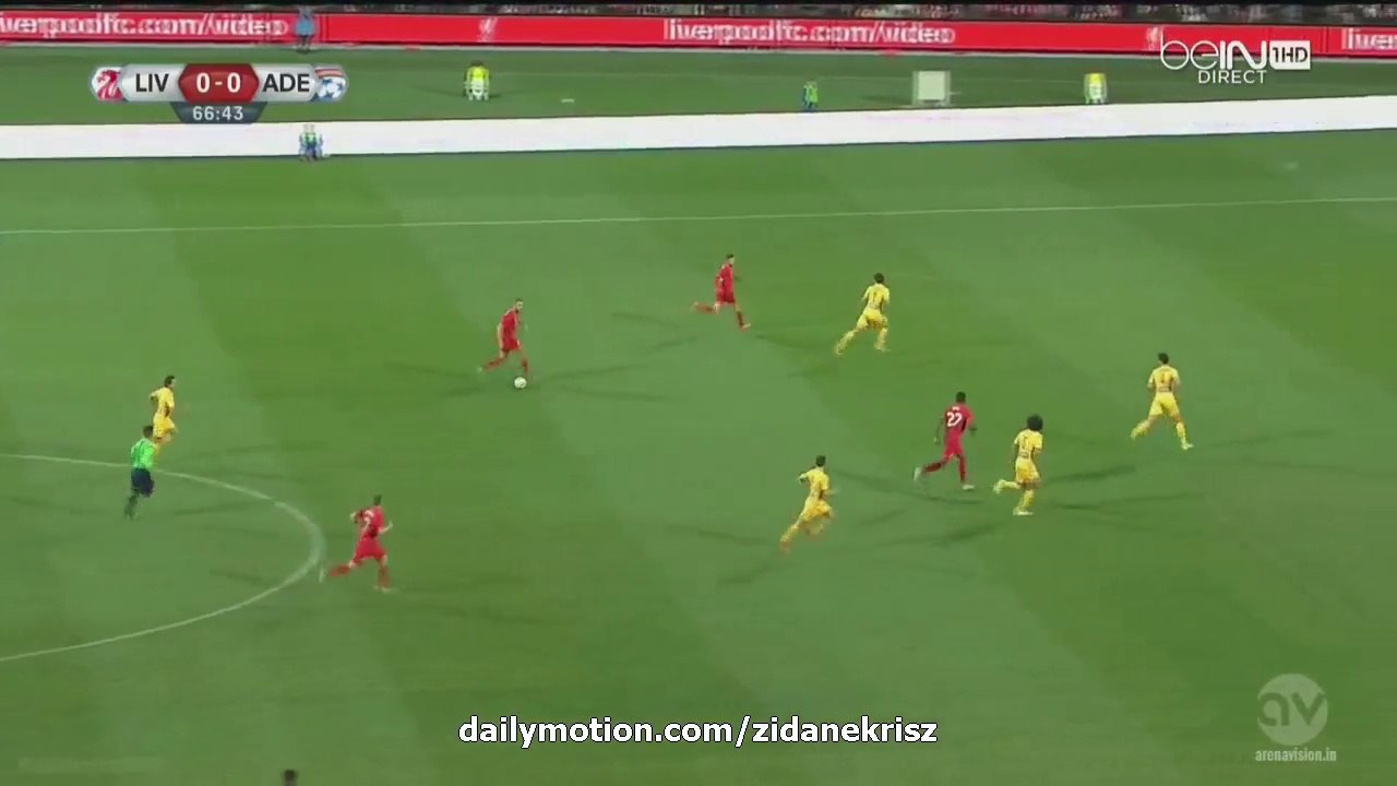 1-0 James Milner Great Goal | Liverpool v. Adelaide United - Friendly match 20.07.2015 HD