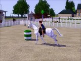 Sims 3: Horse Barrel Racing (bending)