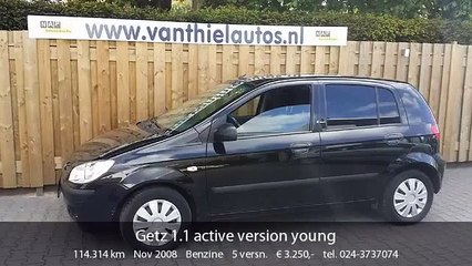 Hyundai Getz 1.1 active version young (bj 2008)