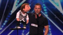 Paul Zerdin Funny Ventriloquist and Puppet Share the Language of Love America's Got Talent 2015