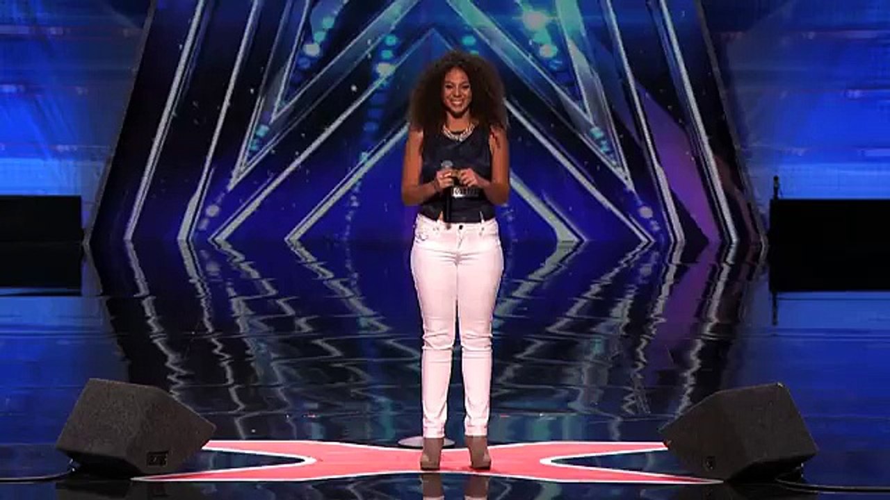 Samantha Johnson Judges Give Standing Ovation for Aretha Franklin Cover Americas Got Talent 2015