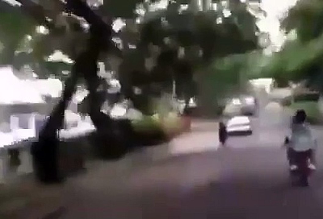 motorcycle stunt