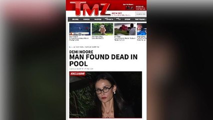 Demi Moore in 'absolute shock' over swimming pool death