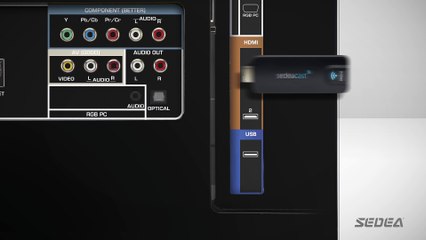 SEDEACAST clé HDMI multimédia WiFi