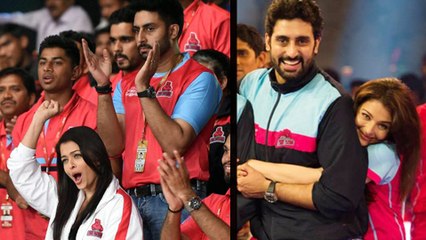 Awww! Ill Aishwarya Rai Attends Pro-Kabaddi Just for Abhishek! - Watch Now!