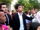 Estudiantes de la URU rechazan presencia de Pérez Pirela