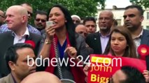 Labour MP Rushanara Ali campaigns for John Biggs for Tower Hamlets election