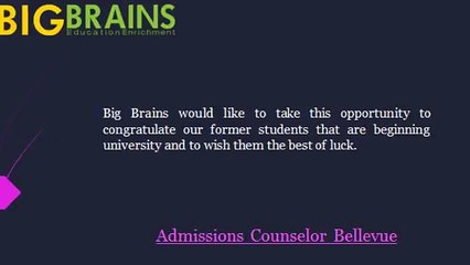 Find Your Admission Counselor job in Bellevue