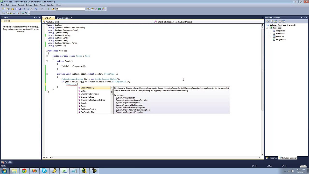 C# Beginners Tutorial - 32 - Events