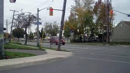 driving through welland ontario canada