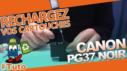 Commen recharger une cartouche noire Canon PG-37