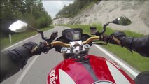 Aprilia Tuono Factory vs. KTM 990 SM  @ Ochssattel