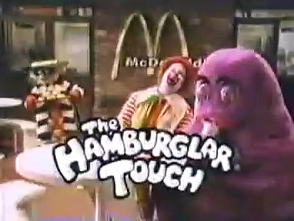 McDonalds The Hamburglar Touch 1985 Commercial