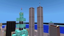 Minecraft Twin Towers NYC