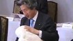 Japanese PM Junichiro Koizumi with Paro,Mental Commitment Robot