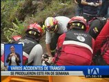 Impactantes accidentes de tránsito se produjeron este fin de semana en Quito