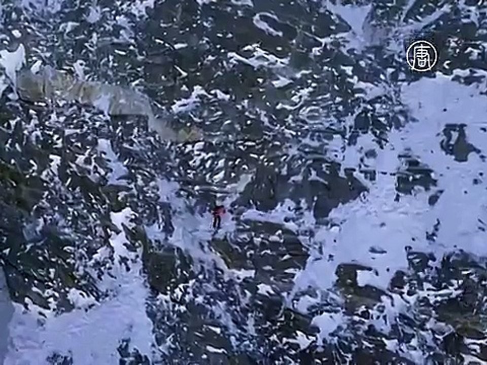 Огненная тропа засияла на горе Маттерхорн