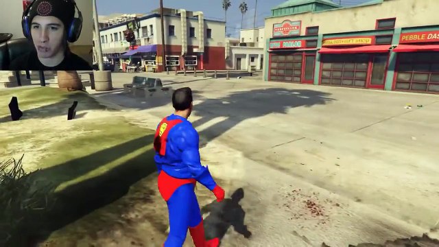 GTA 5 PC Mods SUPERMAN SUPERHERO MOD! Grand Theft Auto 5 Mods Funny Moments