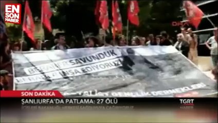 İşte Suruç'taki patlama anı