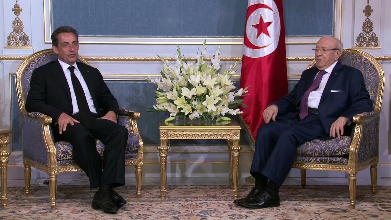 NS" Honoré et heureux de rencontrer ajd, avec @lesRepublicains, le Président Beji Caïd " [20.07.2015]