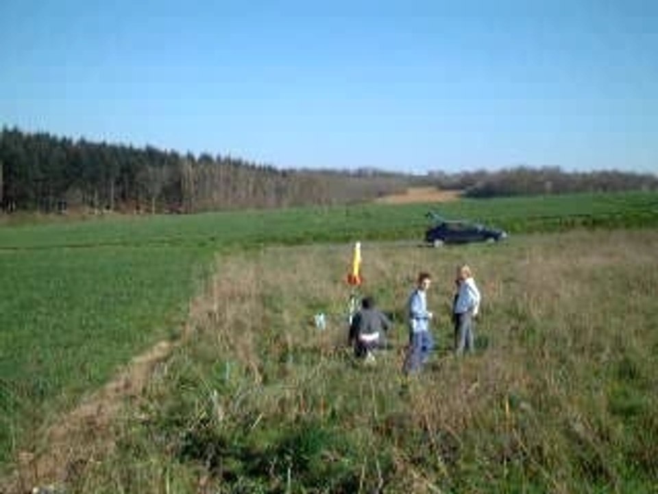 Fusée à deux bouteilles de 2 litres