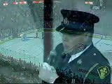 Lyndon Slewidge sings the national anthems Oct. 12, 2009:  Pittsburgh Penguins Vs. Ottawa Senators
