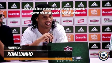 Ronaldinho llenó Maracaná en presentación