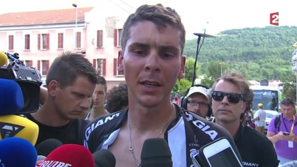 VIDÉO - Warren Barguil s'explique sur la chute de Geraint Thomas