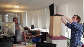 Hardly Working  Standing Desk