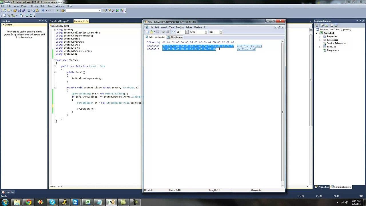 C# Beginners Tutorial - 37 - StreamReader pt 2