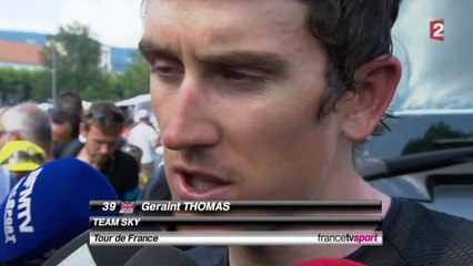 VIDÉO - Geraint Thomas : "Je me suis fait jeter dehors"